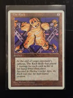 The Rack, 4th Edition, LP, MTG - Magic the Gathering, Regular, Uncommon - Image 1