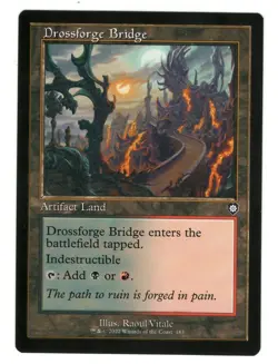 MTG Drossforge Bridge Retro Frame Brothers War Magic The Gathering TCG - Image 1