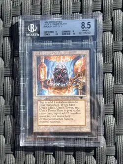 Antiquities Urza’s Power Plant Rock In Pot C1 L Magic The Gathering MTG BGS 8.5 - Image 1