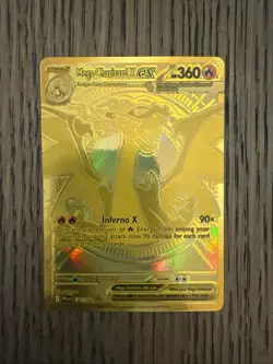 2025 Pokemon Phantasmal Flames Mega Charizard X ex Hyper Rare 130/094 - Image 1