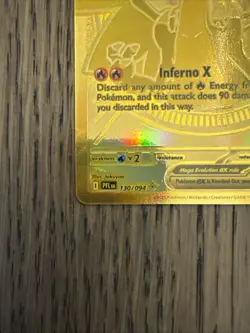 2025 Pokemon Phantasmal Flames Mega Charizard X ex Hyper Rare 130/094 - Image 3