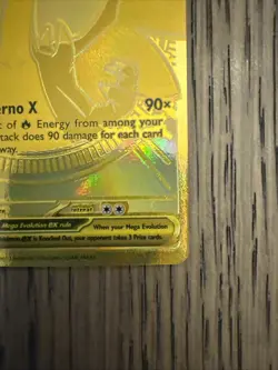 2025 Pokemon Phantasmal Flames Mega Charizard X ex Hyper Rare 130/094 - Image 4