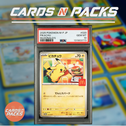 Carte Pokemon Pikachu Promo Mcdonald's 020/M-P 2025 Japonais PSA 10 🔥 - Image 1