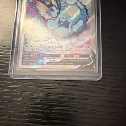 Pokemon Vaporeon V SWSH181 Sword & Shield Promo Full Art Rapid Strike Holo Card - Image 3