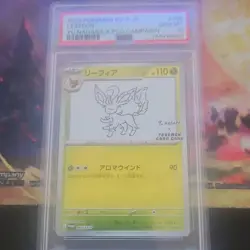 Pokemon Leafeon 068/SV-P SV-P Promo Yu Nagaba Holo PSA 10 Japanese 2023 - Image 1