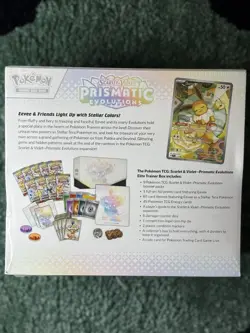 Pokemon Prismatic Evolutions ETB Elite Trainer Box Factory Sealed - Image 2