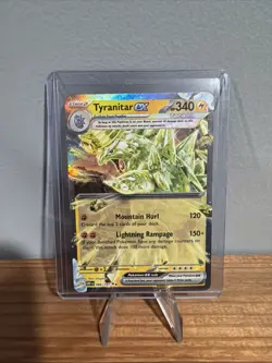 Pokemon - Tyranitar ex - 066/197 - Obsidian Flames - Holo - Double Rare NM - Image 1