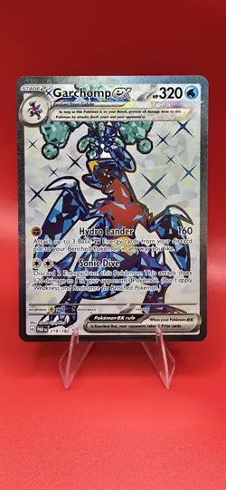 Pokemon TCG Paradox Rift Garchomp EX Full Art 219/182 NM - Image 1