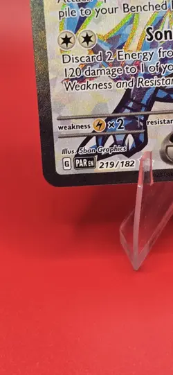 Pokemon TCG Paradox Rift Garchomp EX Full Art 219/182 NM - Image 5