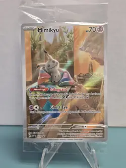 Pokemon TCG Mimikyu SVP 075 Sealed Black Star Promo Holo - Image 1