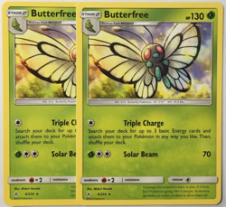 POKEMON 2X BUTTERFREE 4/214 UNBROKEN BONDS RARE NEAR MINT - Image 1