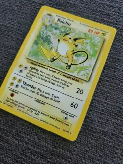 Pokemon TCG Raichu Base Set 14/102 Holo Rare - Image 4