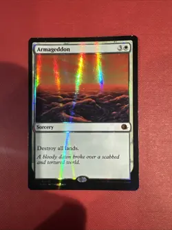 Armageddon Mtg FOIL From The Vault Annihilation Played - Image 1