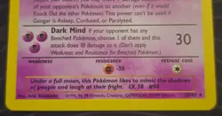 Gengar 20/62 Pokemon TCG Fossil Set - Image 4
