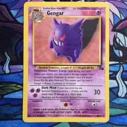 Gengar 20/62 (Fossil) 1999 LP - Pokemon TCG - Image 1