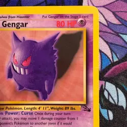 Gengar 20/62 (Fossil) 1999 LP - Pokemon TCG - Image 2