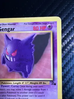 Pokemon TCG Gengar 20/62 Fossil Non-Holo Card Unlimited WOTC 1999 LP - Image 3