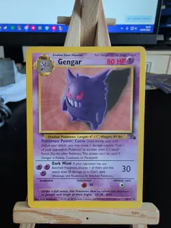 Gengar 20/62 - Rare Fossil Non Holo - LP - Pokemon TCG - Image 1