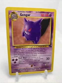 Gengar 20/62 Fossil Regular Non Holo Rare Pokemon TCG LP - Image 2