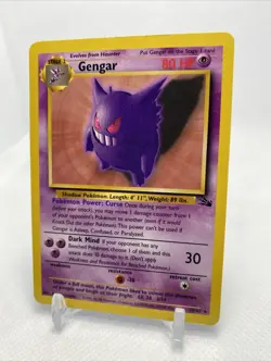 Gengar 20/62 Fossil Regular Non Holo Rare Pokemon TCG LP - Image 3