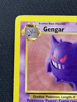 Pokemon TCG Gengar 20/62 Fossil Non Holo Rare Card Played Condition - Image 2