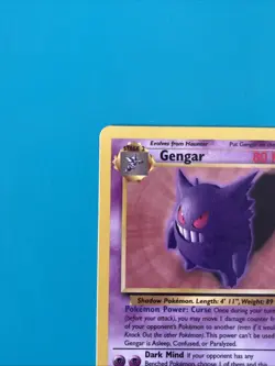 Pokemon TCG Gengar Fossil Non-Holo 20/62 Raw Ungraded - Image 2