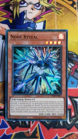YUGIOH Node Ryzeal CRBR-EN002 Super Rare 1ST ED - Image 1