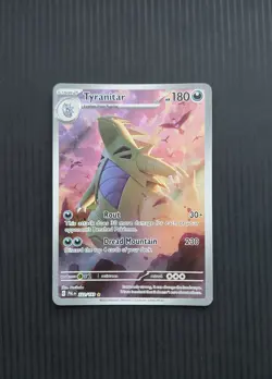 Pokemon TCG Tyranitar 222/193 Sv02: Paldea Evolved Holo - Image 1