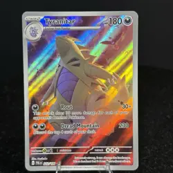 Tyranitar IR 222/193 Sv02: Paldea Evolved Holo | Illustration Rare | Pokemon TCG - Image 1
