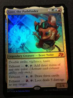 Loot, The Pathfinder - Foil - DFT - MTG - NM - EN - 0212 - Image 1