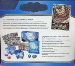 SV07 STELLAR CROWN ELITE TRAINER BOX Sealed ETB (9 Booster Packs Pokemon Card) - Image 2