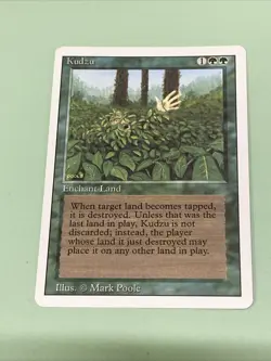 Kudzu Revised Edition Regular MTG TCG CARD LP - Image 1