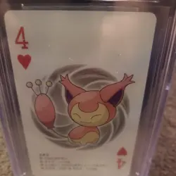 Skitty 4 of Hearts 2012 White 2 Poker Playing Card GEM MINT 10 Pokemon CCG 10 - Image 2