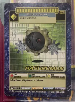 5x FIVE Card Lot: Digimon TCG 2001 Vintage Starter ST Cards - Muchomon Hagurumon - Image 2