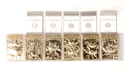 Pokemon 23K Gold Plated Trading Cards 1999 Burger King Promotion Full Set - Image 1