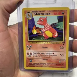 Charmeleon Pokemon Card - Base 2 Set 35/130 - Vintage Uncommon 2000 TCG NM/MT - Image 1