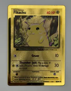 Gold Pikachu Celebrations UPC Metal Card 2021 25th Anniversary (NM Box Fresh) - Image 1