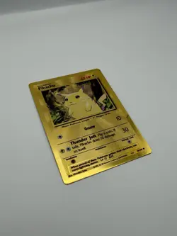 Gold Pikachu Celebrations UPC Metal Card 2021 25th Anniversary (NM Box Fresh) - Image 2