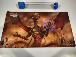 Mtg Nicol Bolas Damnation Metz Grand Prix Playmat NM - Image 1