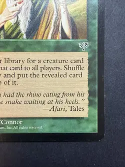 Worldly Tutor 1996 Magic The Gathering NM - Image 4
