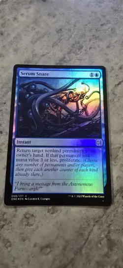 Serum Snare Phyrexia: All Will Be One Foil Instant Uncommon MTG NM - Image 1
