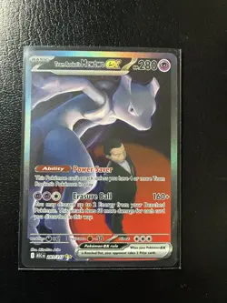 Pokemon Ascended Heros Team Rockets Mewtwo EX SIR, Well Centered Very Clean Back - Image 3
