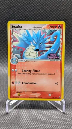 Pokemon 2006 EX Holon Phantoms Seadra Stamped Reverse Holo LP - Image 1