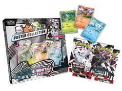Pokemon Black Bolt And White Flare Unova Poster Collection Booster Packs Box NEW - Image 3