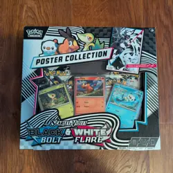Pokemon scarlet and Violet black bolt and white flare poster collection new - Image 1
