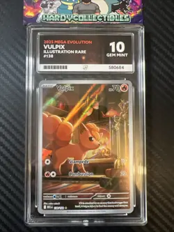 Vulpix - 138 / 132 - IR - Mega Evolution - ACE 10 - Pokemon - Image 1