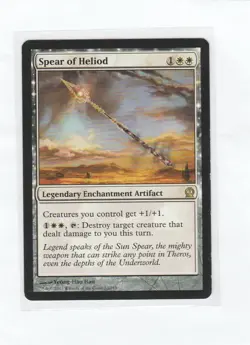 Spear of Heliod Theros Rare Legendary Enchantment Artifact mtg - Image 1