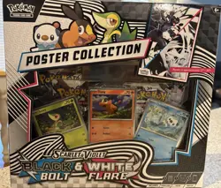 POKEMON Black Bolt/White Flare Poster Collection SEALED - Image 1