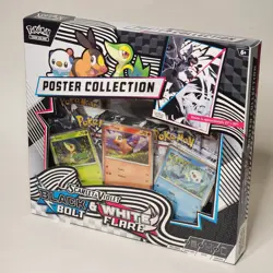 Pokemon TCG SV10.5 Black Bolt & White Flare Unova Poster Collection Box Sealed - Image 2