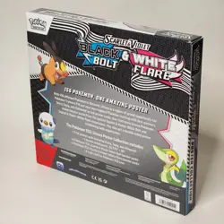 Pokemon TCG SV10.5 Black Bolt & White Flare Unova Poster Collection Box Sealed - Image 3